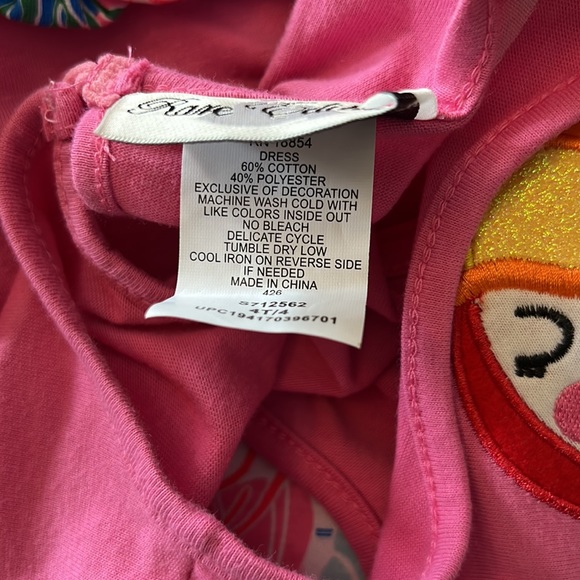 Rare Editions Girls Jersey Knit Toucan Dress - Picture 6 of 8